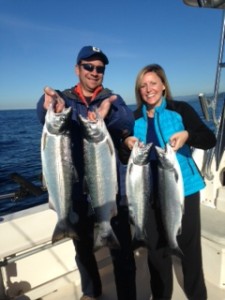 Coho Fishing in Victoria BC